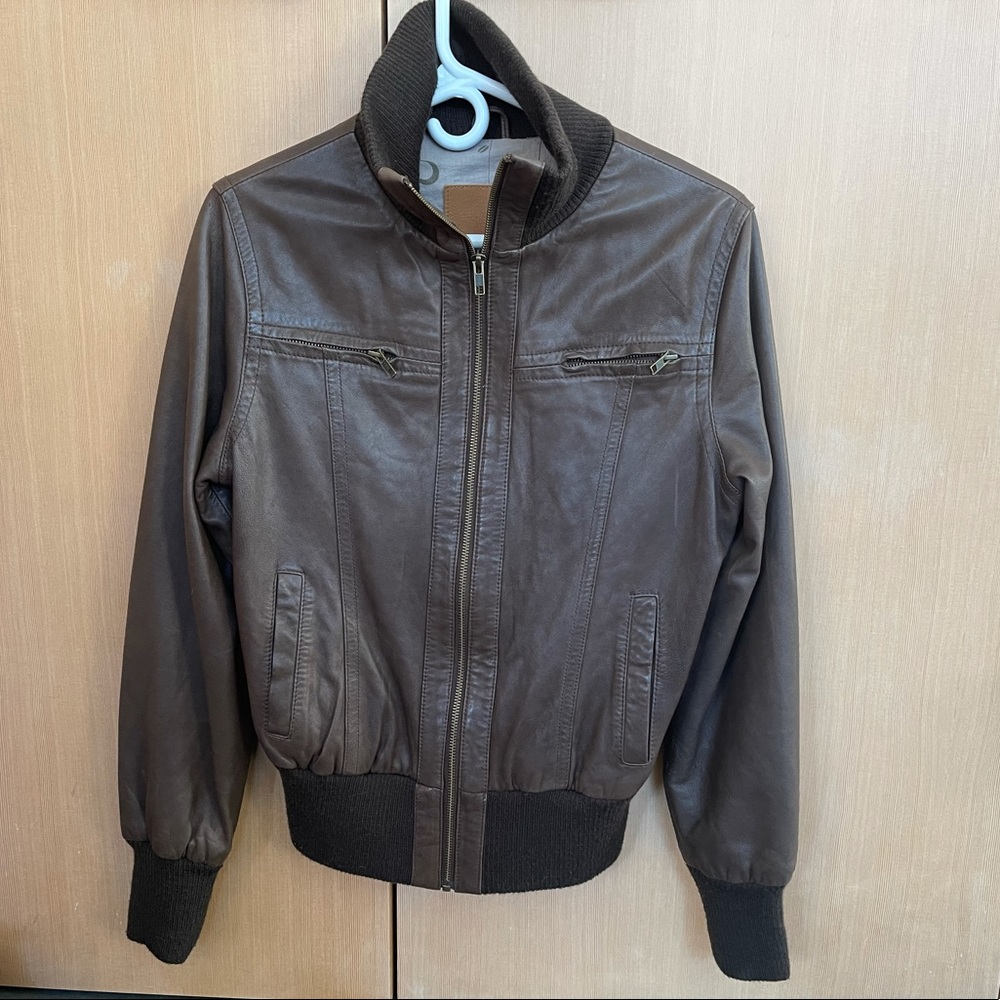 Emu Leather Jacket Size M